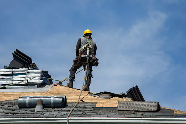 Professional Gutter Installation technician working in Loganville, GA